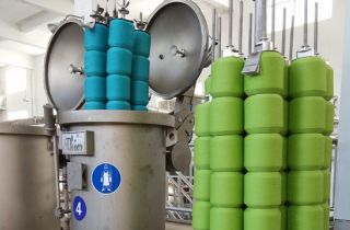 鎮海(hǎi)線帶THIES壓力烘幹機(jī)正式投入使用(yòng)